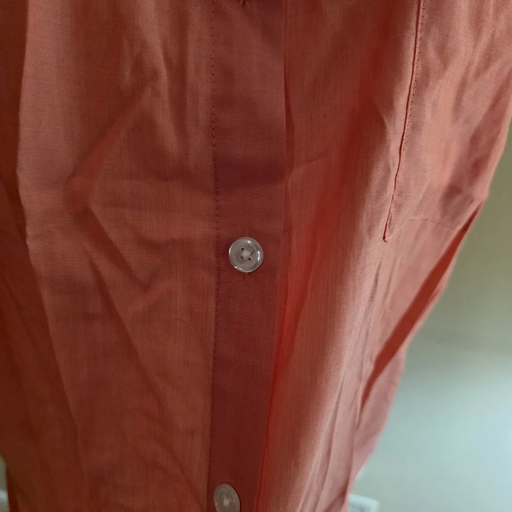 Stars Above Button Down Short Sleeve Pajama Sleep Shirt Lightweight Cool Feeling
